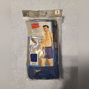 Hanes Best Men's Comfort Flex Fit Total Support Pouch Boxer Briefs, 4 Pack Small